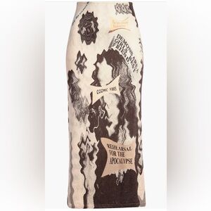 🪐RARE Elliss Skirt🪐 London Brand Cosmic Vibes Midi Skirt Spring Summer Trend